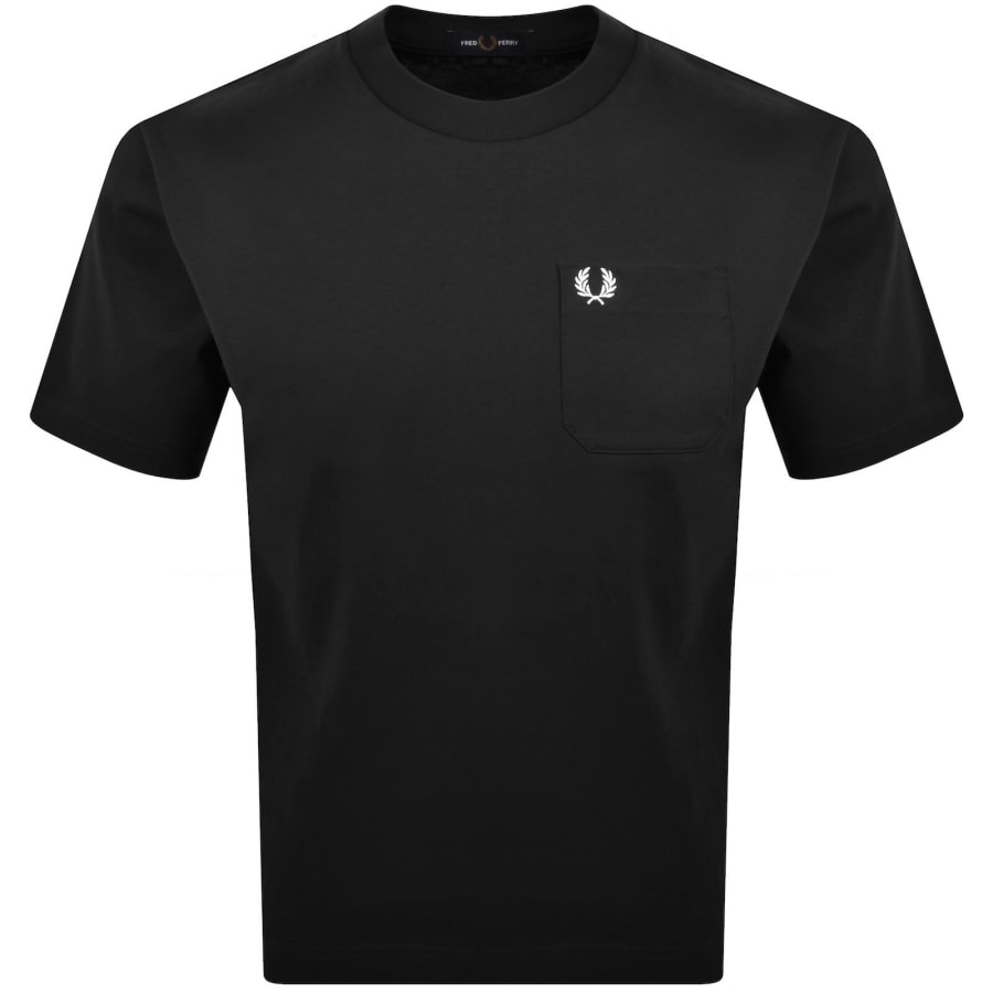 Fred Perry Relaxed T Shirt Black | Mainline Menswear gb